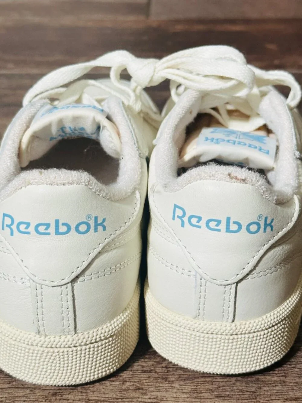 REEBOK Classic Tennis Shoes White Leather Sneakers Women's Size 6